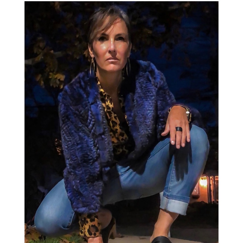 Vintage Etro Rabbit Fur Jacket